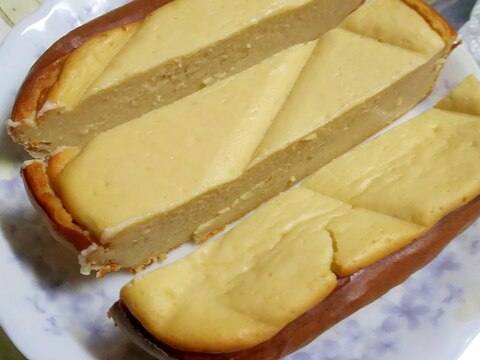 ホームベーカリーで簡単♪ヨーグルトチーズケーキ